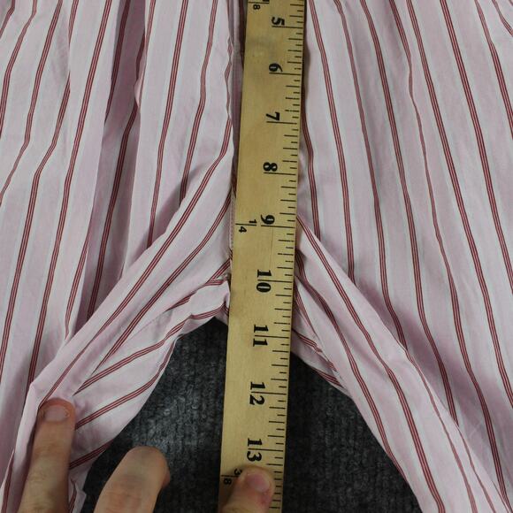 Parke Pants Women Extra Small Boxer Wide Leg Stripe Pink Pajama Minimalist Comfy - Picture 7 of 14